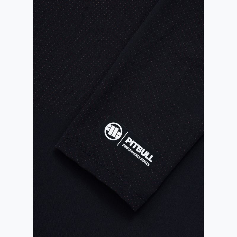 Pánsky rashguard s dlhým rukávom Pitbull Belt Rashguard brown 8