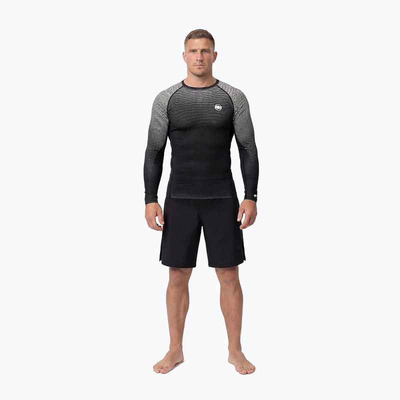 Pánsky rashguard s dlhým rukávom Pitbull Belt Rashguard black 2