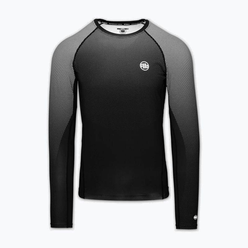 Pánsky rashguard s dlhým rukávom Pitbull Belt Rashguard black 3
