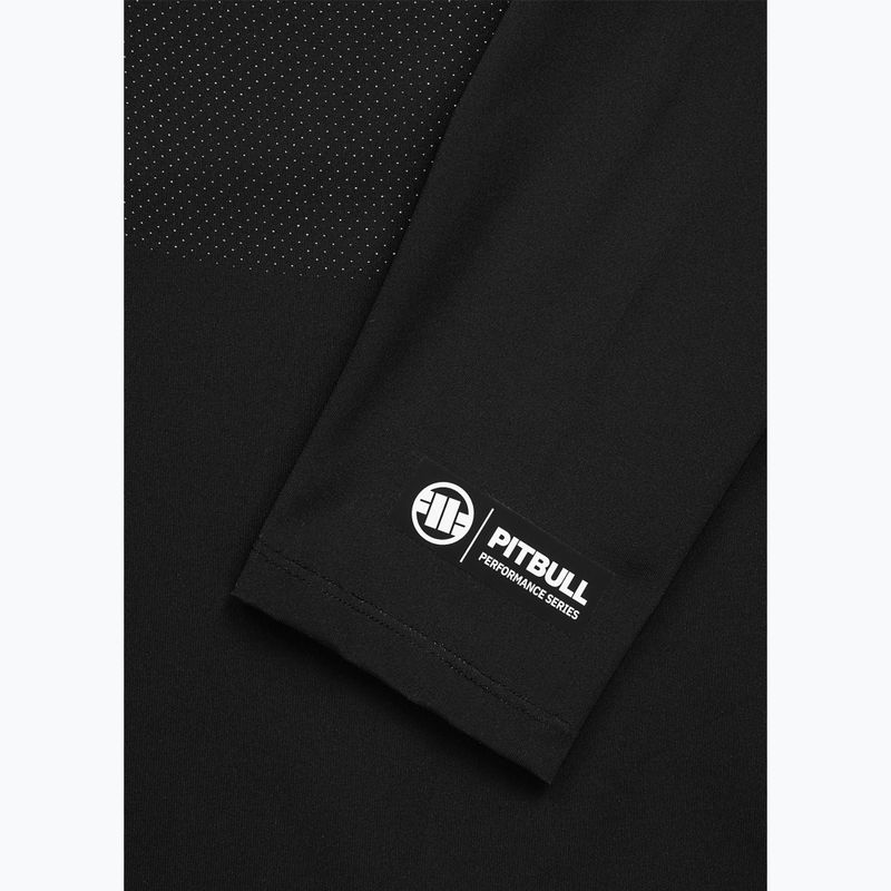 Pánsky rashguard s dlhým rukávom Pitbull Belt Rashguard black 9