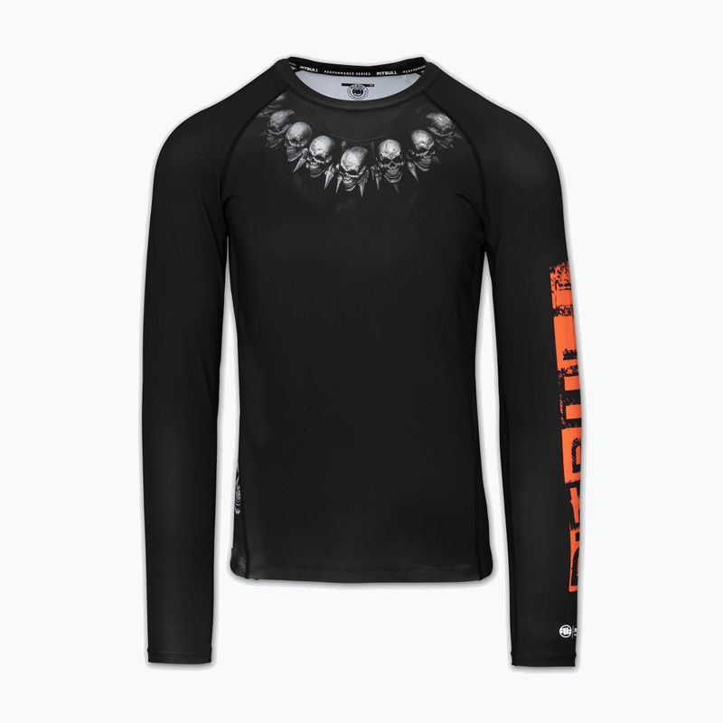 Pánsky rashguard s dlhým rukávom Pitbull Blacky Rashguard 5