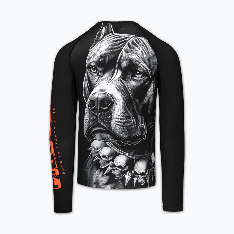 Pánsky rashguard s dlhým rukávom Pitbull Blacky Rashguard 6