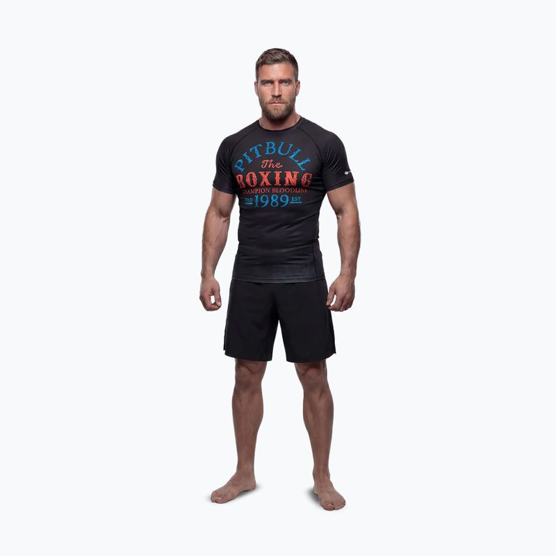 Pánsky rashguard Pitbull Champion Bloodline Rashguard black 2