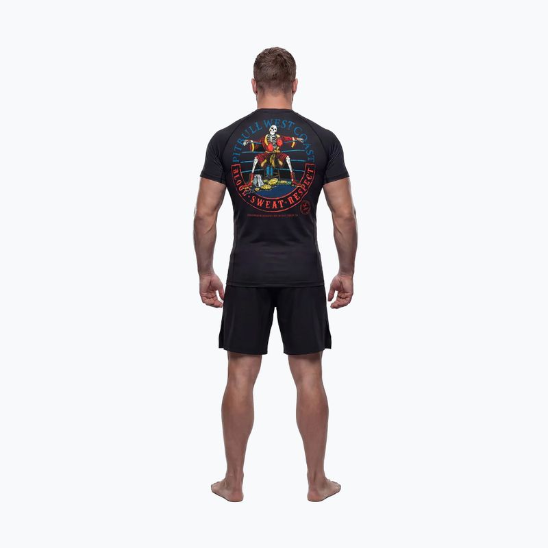 Pánsky rashguard Pitbull Champion Bloodline Rashguard black 4