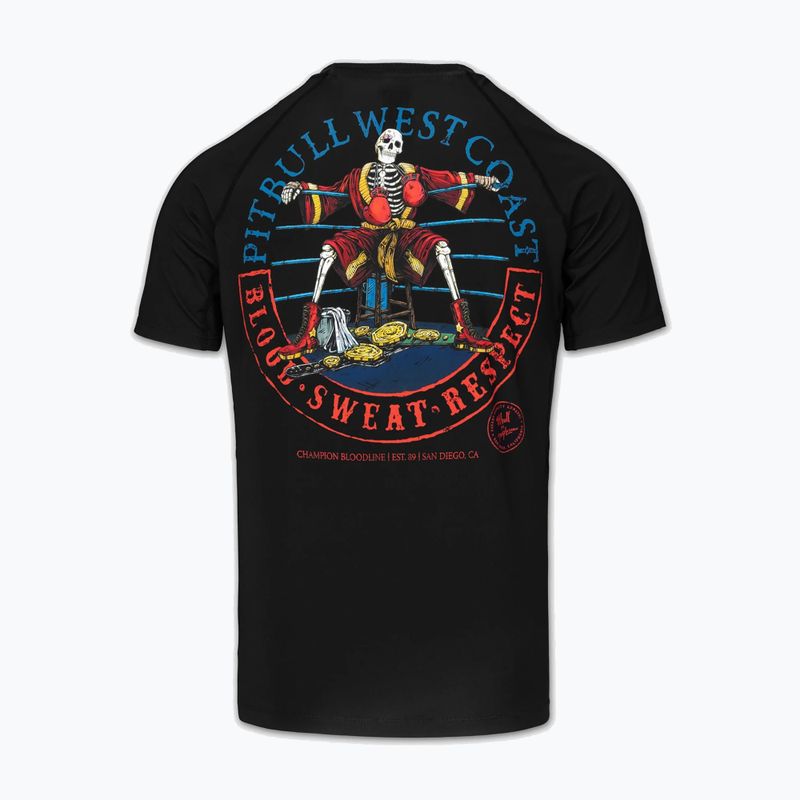 Pánsky rashguard Pitbull Champion Bloodline Rashguard black 6