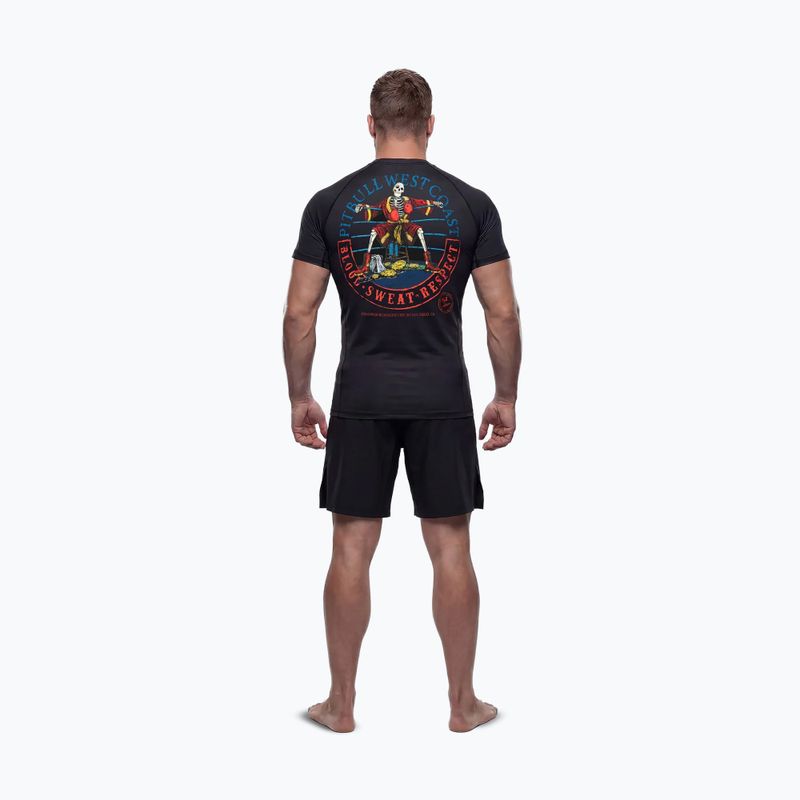 Pánsky rashguard s dlhým rukávom Pitbull Champion Bloodline Rashguard black 3