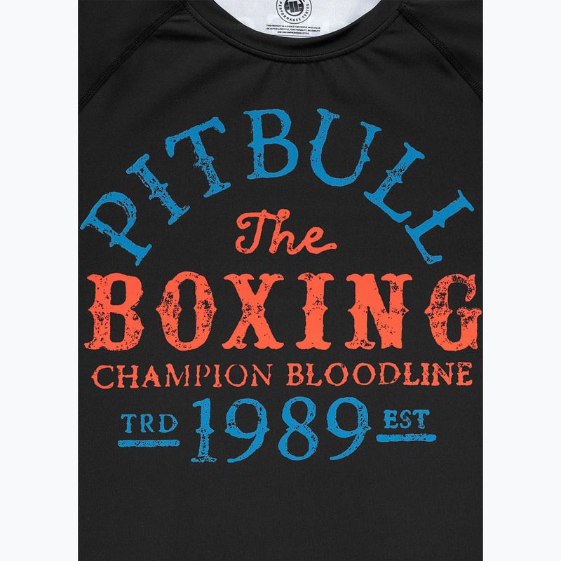 Pánsky rashguard s dlhým rukávom Pitbull Champion Bloodline Rashguard black 7