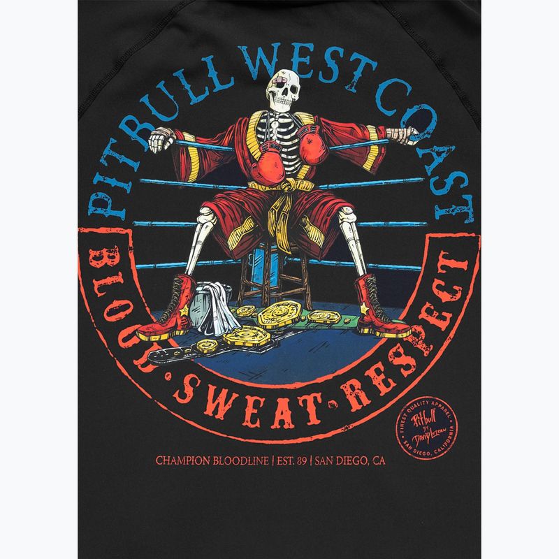 Pánsky rashguard s dlhým rukávom Pitbull Champion Bloodline Rashguard black 9