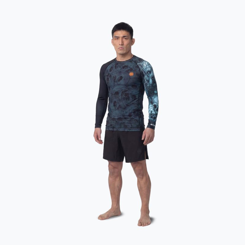 Pánsky rashguard s dlhým rukávom Pitbull Guardian Angel Rashguard black 2