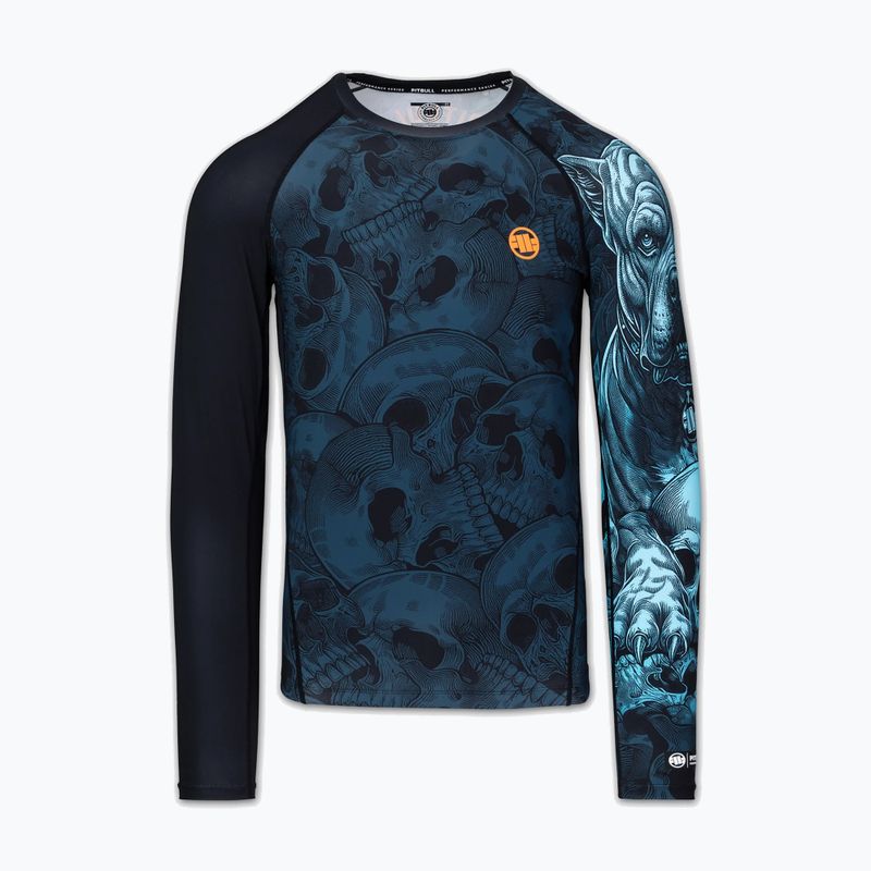 Pánsky rashguard s dlhým rukávom Pitbull Guardian Angel Rashguard black 3