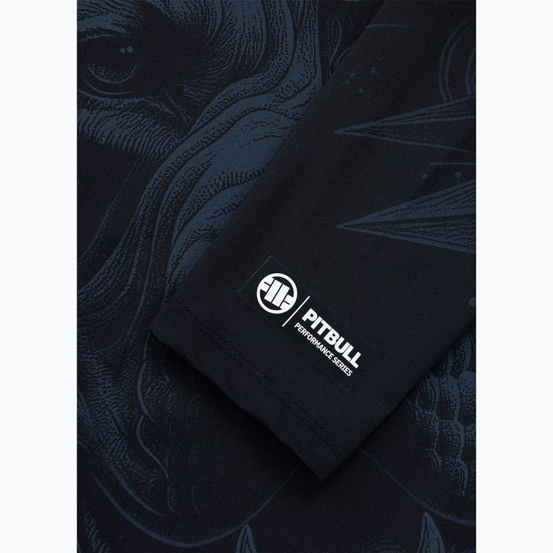 Pánsky rashguard s dlhým rukávom Pitbull World Rashguard black 11