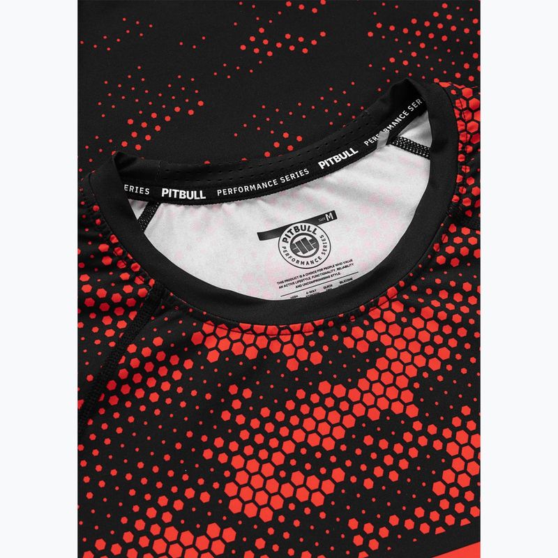 Pánsky rashguard Pitbull Hex Camo Hilltop Rashguard red 5