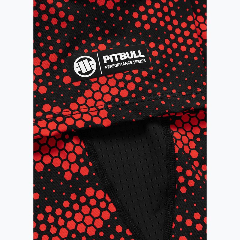 Pánsky rashguard Pitbull Hex Camo Hilltop Rashguard red 8