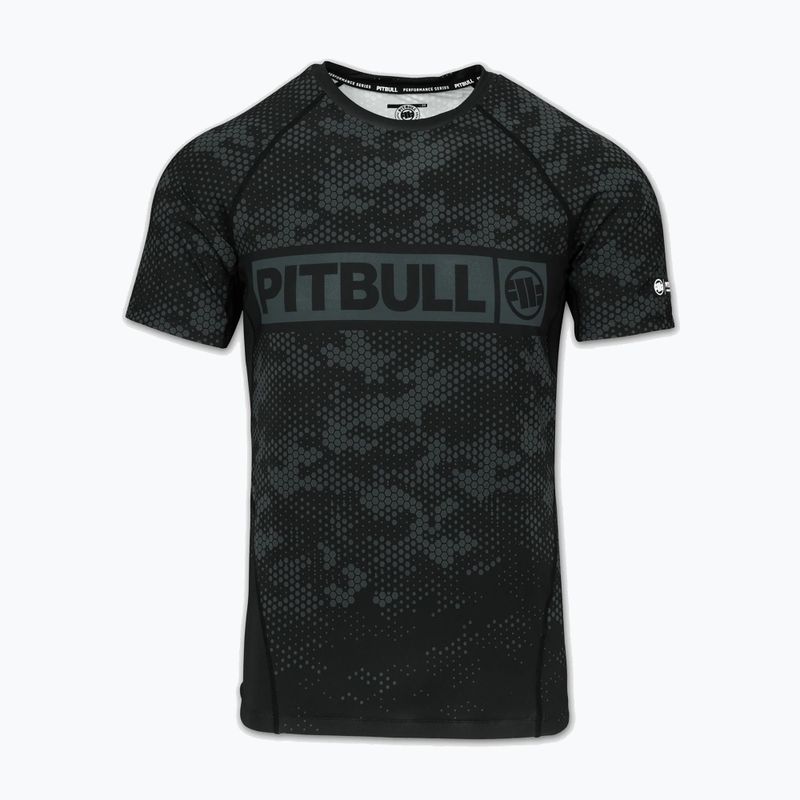 Pánsky rashguard Pitbull Hex Camo Hilltop Rashguard olive 3
