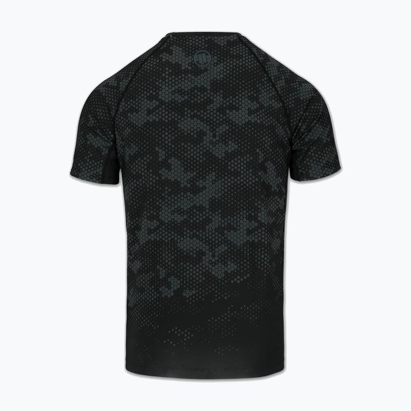 Pánsky rashguard Pitbull Hex Camo Hilltop Rashguard olive 4