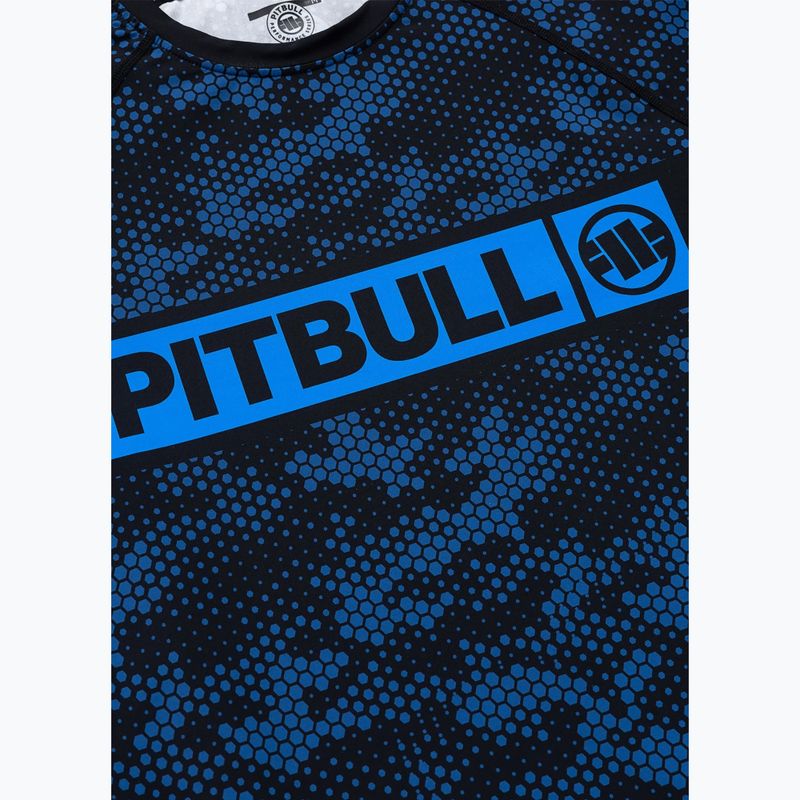 Pánsky rashguard Pitbull Hex Camo Hilltop Rashguard blue 6