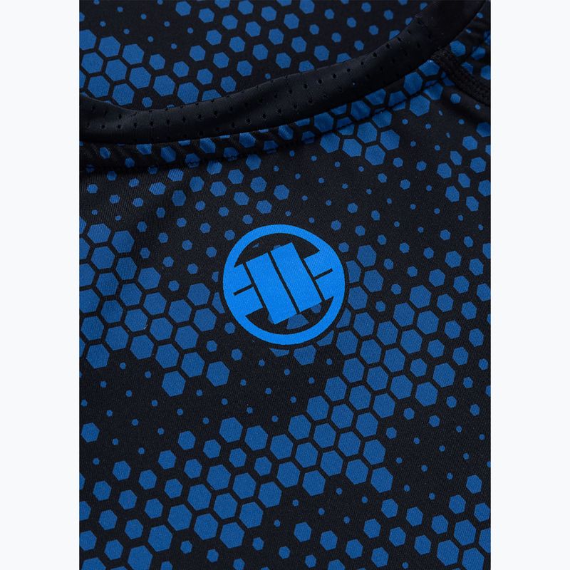 Pánsky rashguard Pitbull Hex Camo Hilltop Rashguard blue 7