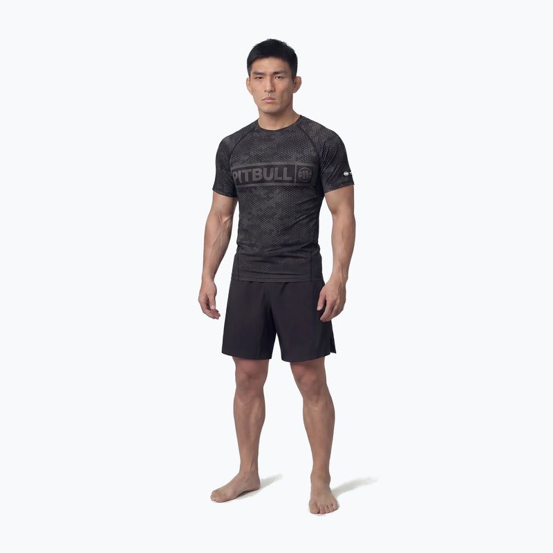 Pánsky rashguard Pitbull Hex Camo Hilltop Rashguard black 2