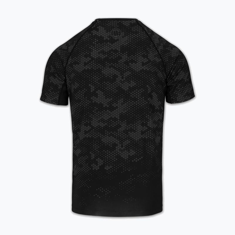 Pánsky rashguard Pitbull Hex Camo Hilltop Rashguard black 4