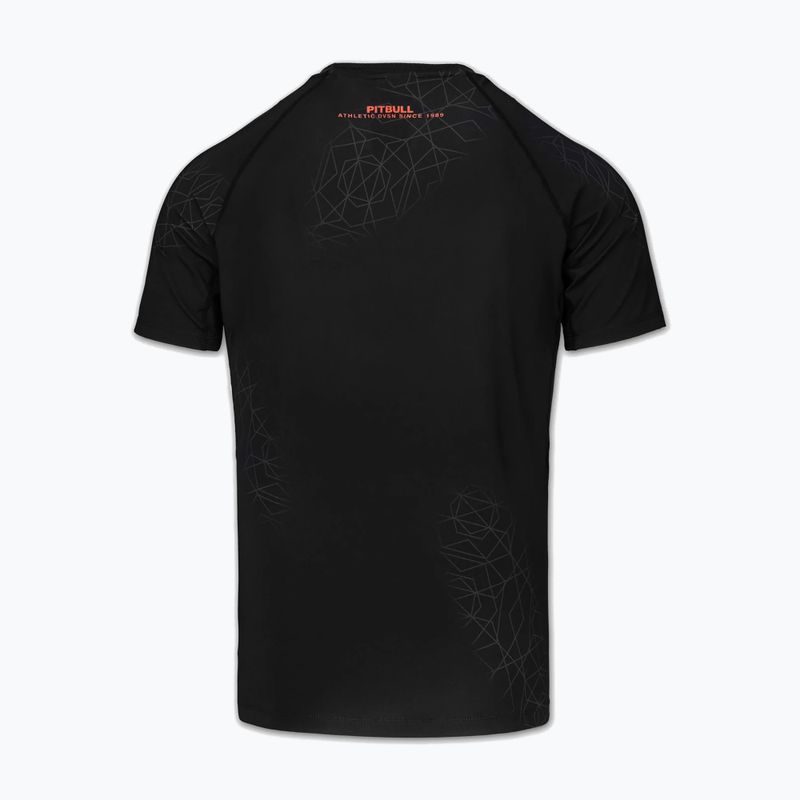 Pánsky rashguard Pitbull Ray Rashguard fluo/red 4