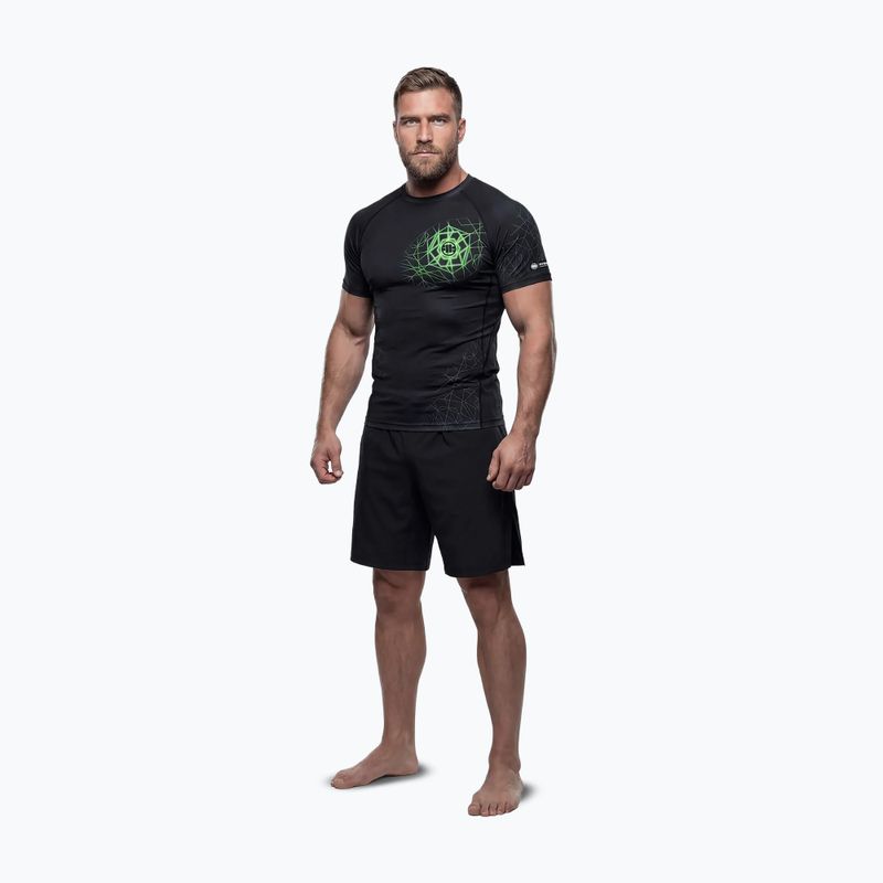 Pánsky rashguard Pitbull Ray Rashguard fluo green 2