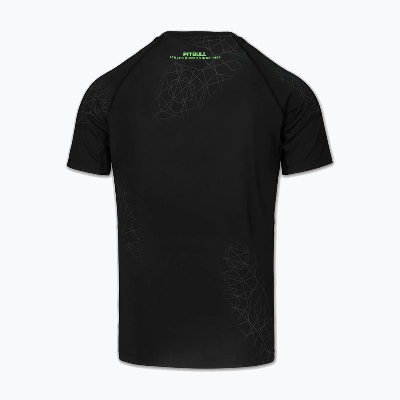 Pánsky rashguard Pitbull Ray Rashguard fluo green 4