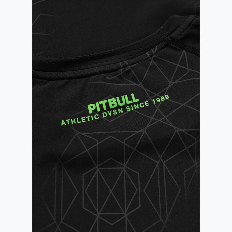 Pánsky rashguard Pitbull Ray Rashguard fluo green 7