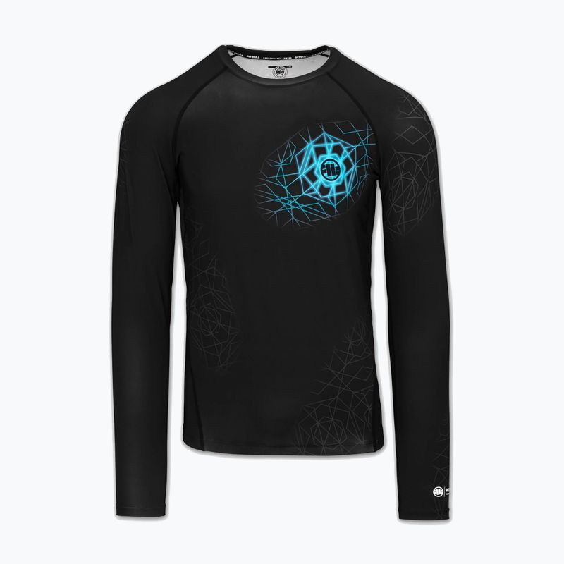 Pánsky rashguard s dlhým rukávom Pitbull Ray Rashguard sky blue 3