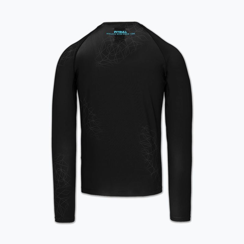 Pánsky rashguard s dlhým rukávom Pitbull Ray Rashguard sky blue 4