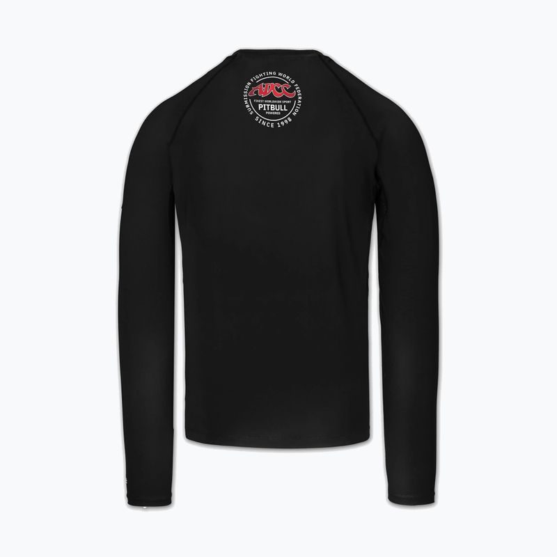Pánsky rashguard s dlhým rukávom Pitbull ADCC Rashguard black 4