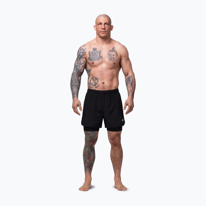 Pánske šortky Pitbull Sport Mesh black 2