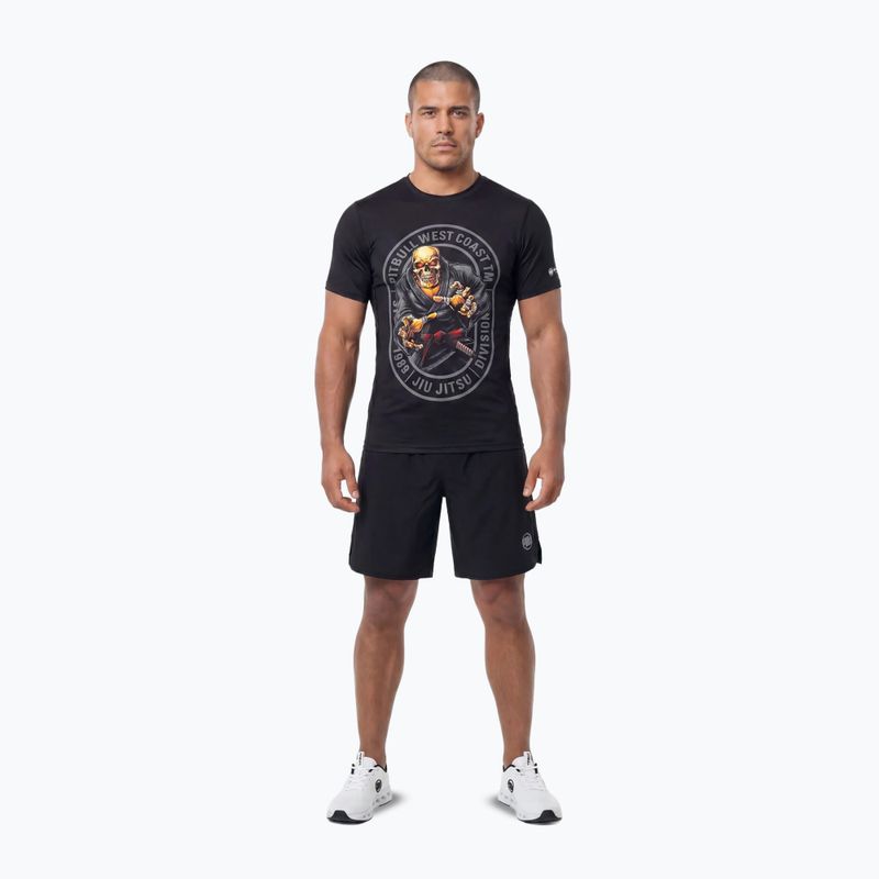 Pánske tričko Pitbull Mesh Jiu Jitsu black 2