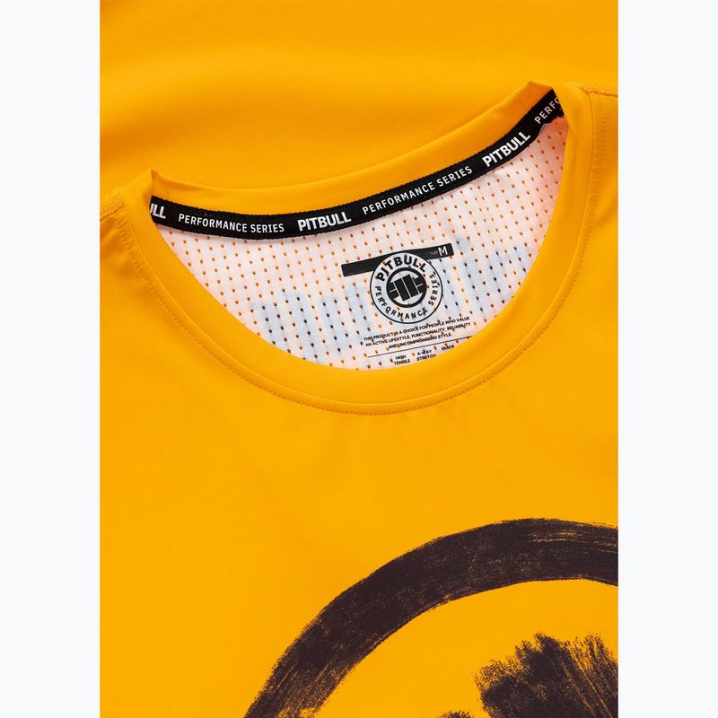 Pánske tričko Pitbull Palms mesh yellow logo 6