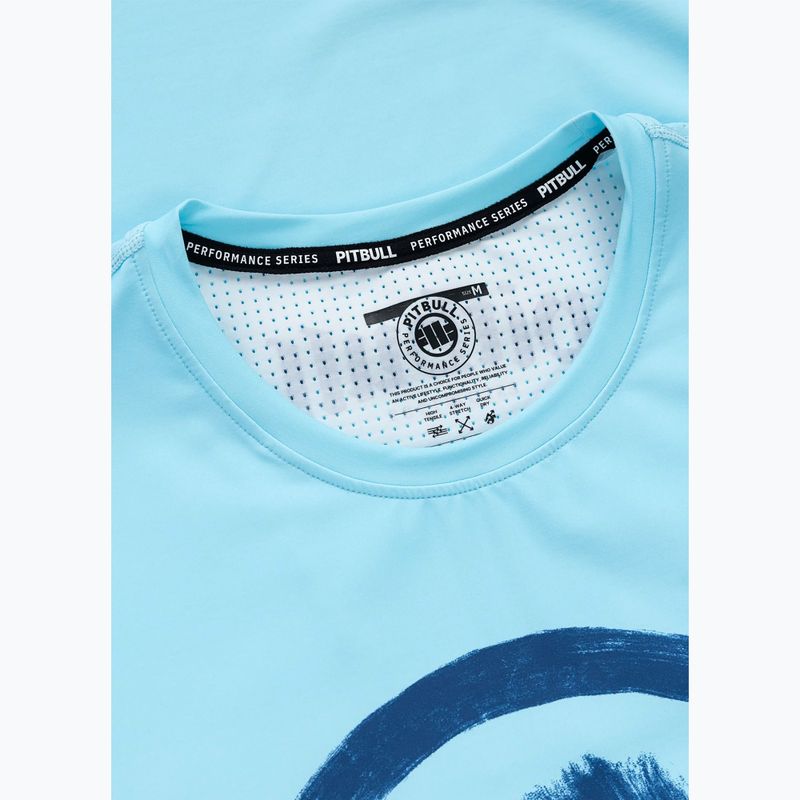 Pánske tričko Pitbull Palms mesh light blue logo 5