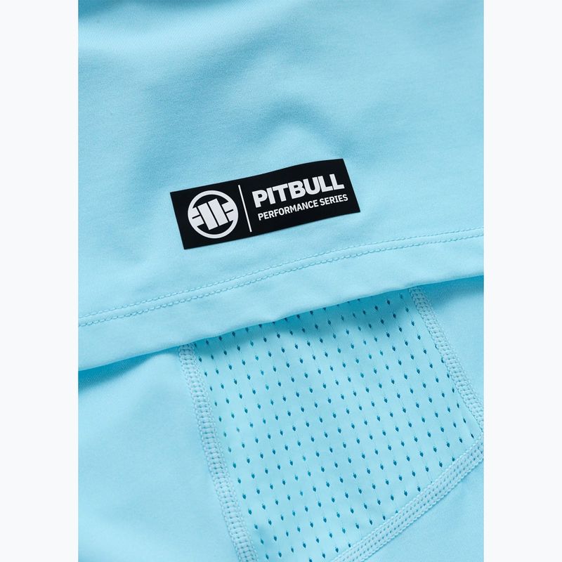Pánske tričko Pitbull Palms mesh light blue logo 8