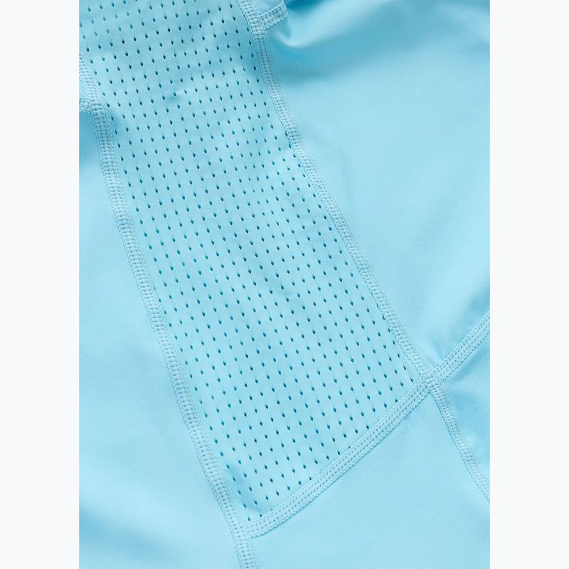 Pánske tričko Pitbull Palms mesh light blue logo 9