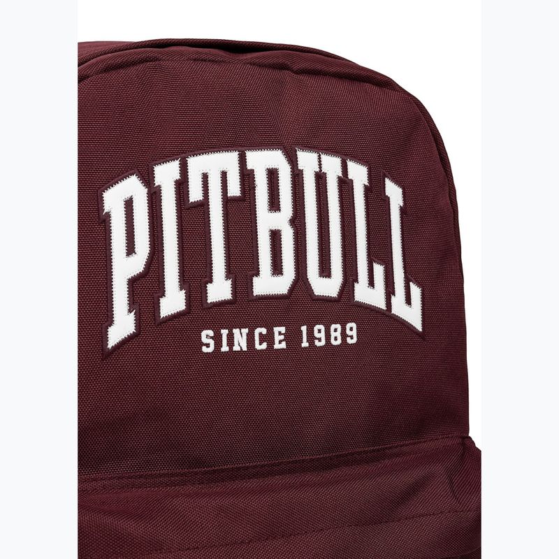 Mestský batoh Pitbull Norton dark burgundy 4