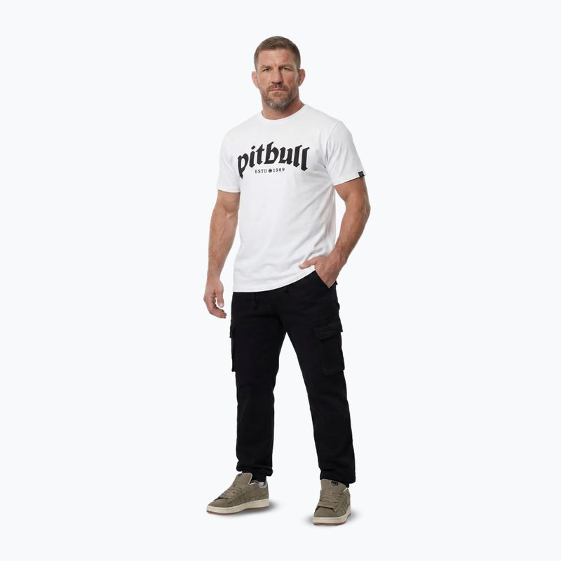 Pánske tričko Pitbull O'Side Skull white 2
