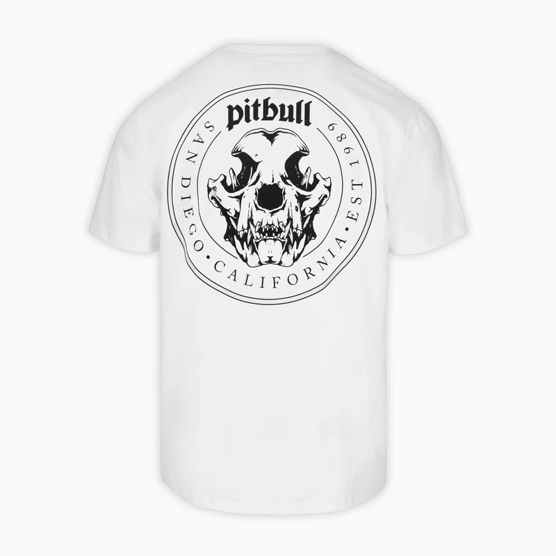 Pánske tričko Pitbull O'Side Skull white 6