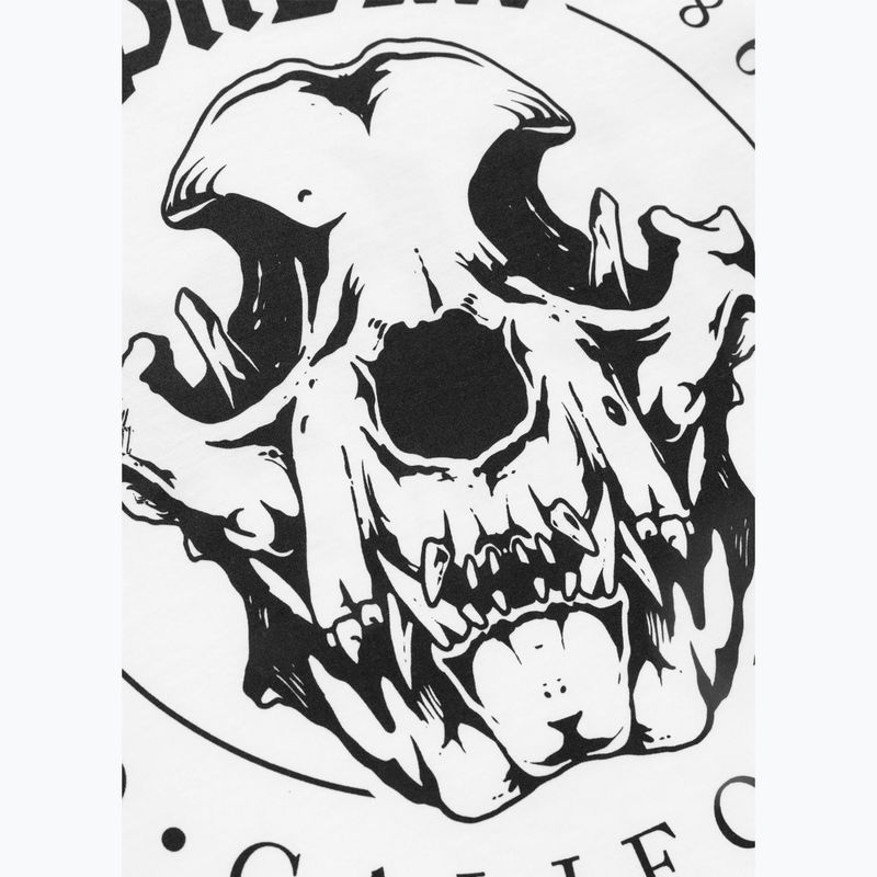 Pánske tričko Pitbull O'Side Skull white 10