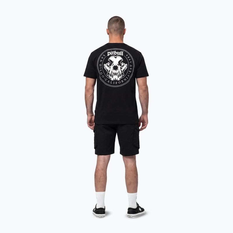 Pánske tričko Pitbull O'Side Skull black 3