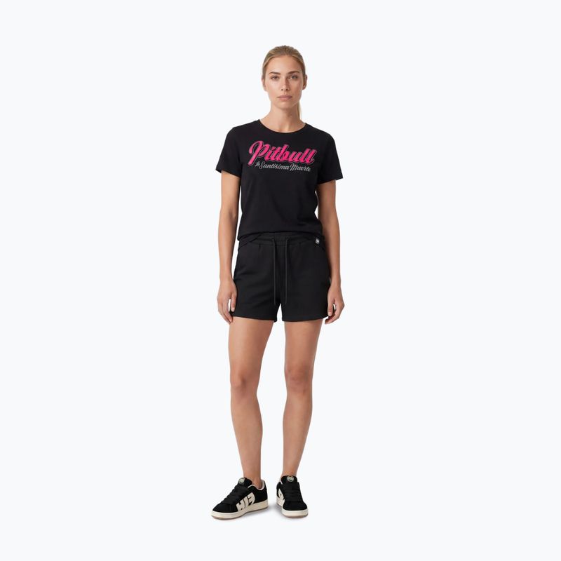 Dámske tričko Pitbull Santa Muerte black/pink 2