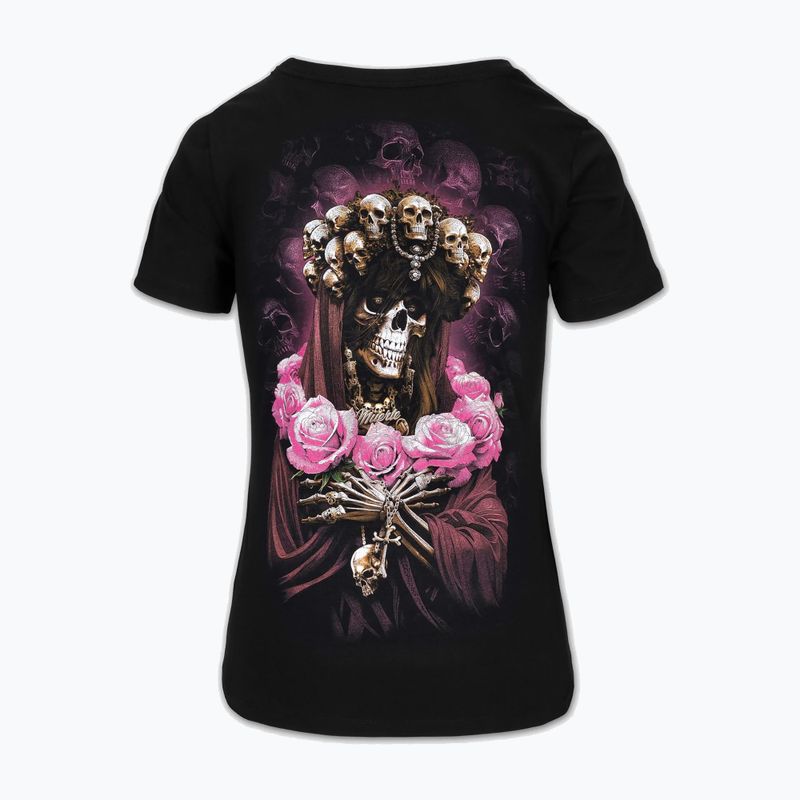 Dámske tričko Pitbull Santa Muerte black/pink 6