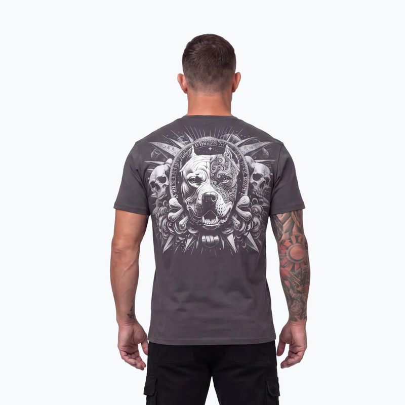Pánske tričko Pitbull World graphite 10