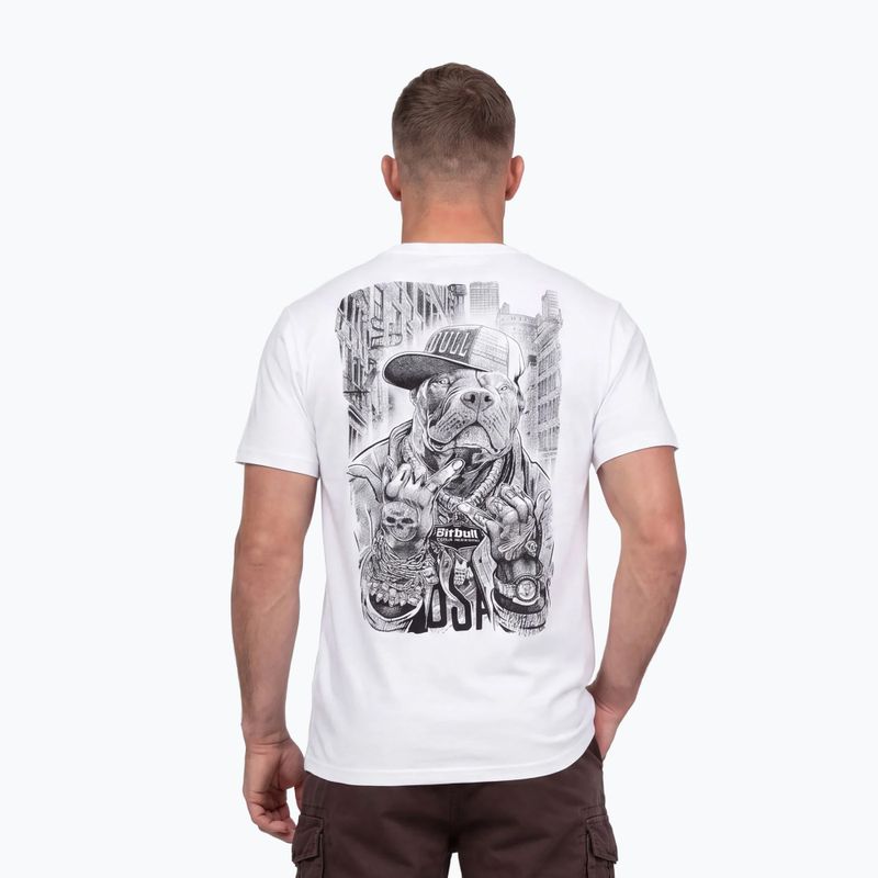 Pánske tričko Pitbull Avenue white 3
