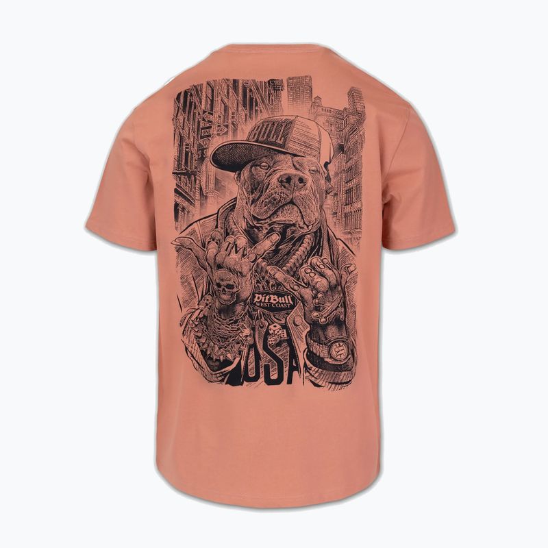 Pánske tričko Pitbull Avenue pale salmon 2