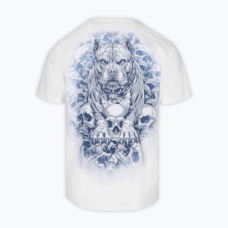 Pánske tričko Pitbull Guardian Angel white 2