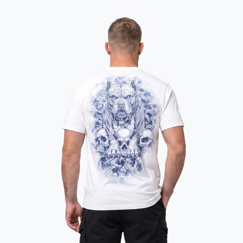 Pánske tričko Pitbull Guardian Angel white 9
