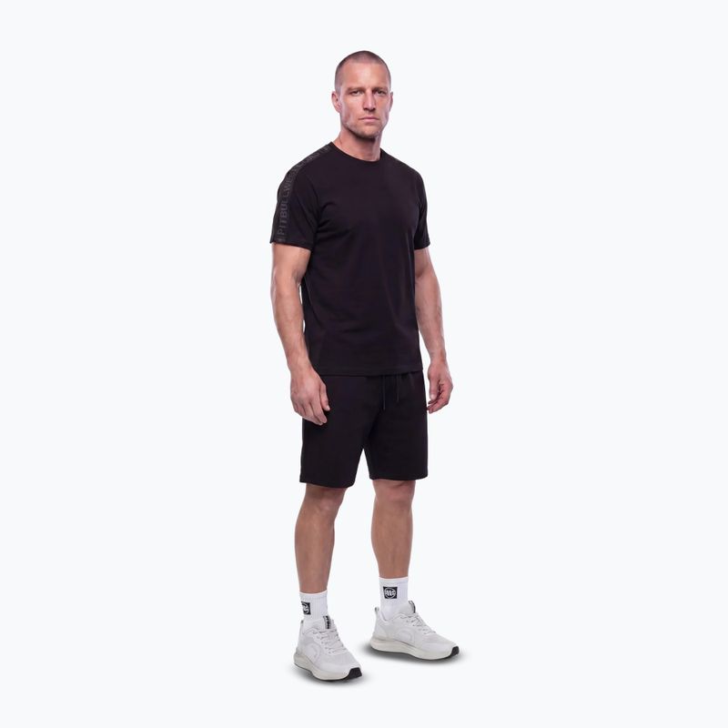 Pánske tričko Pitbull West Coast Tape black/black 2