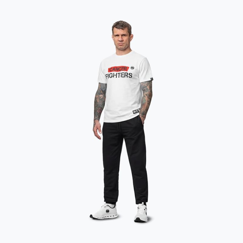 Pánske tričko Pitbull Cancer Fighters white 2